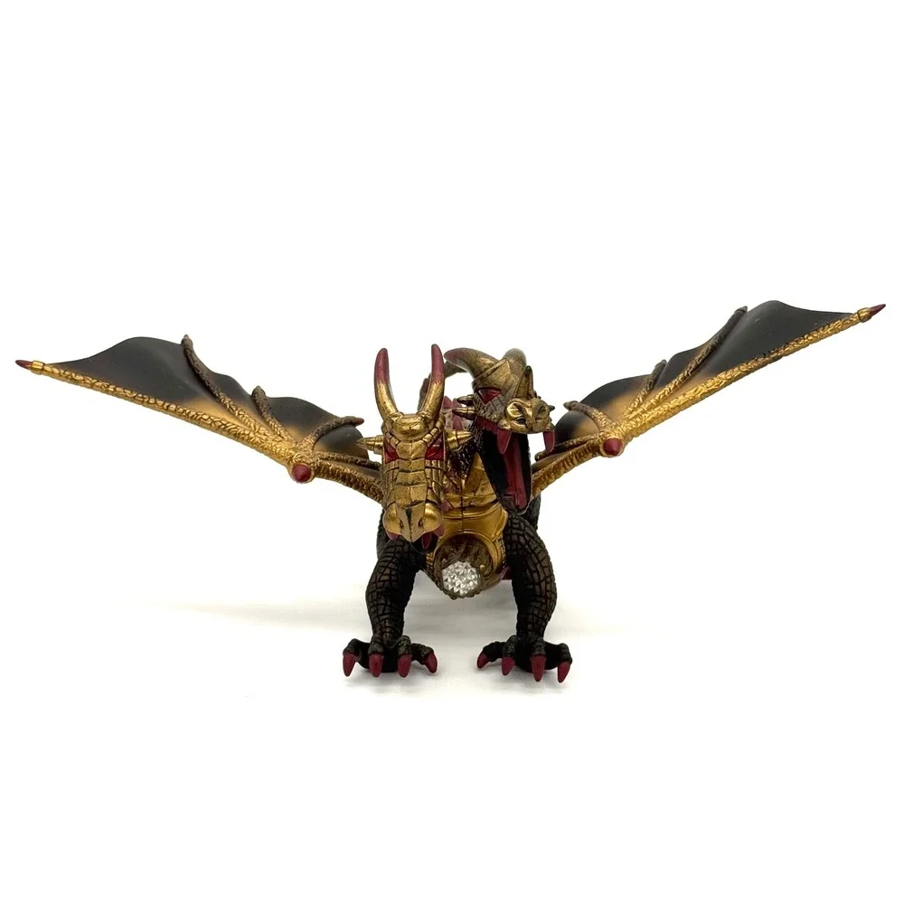 Mega Bloks Dragons‎ Krystal Wars Two Headed Dragon Action Figure Black Gold
